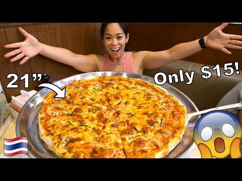 KID FRIENDLY RESTAURANT IN PATTAYA | THE BIGGEST PIZZA IN THAILAND | F E R N