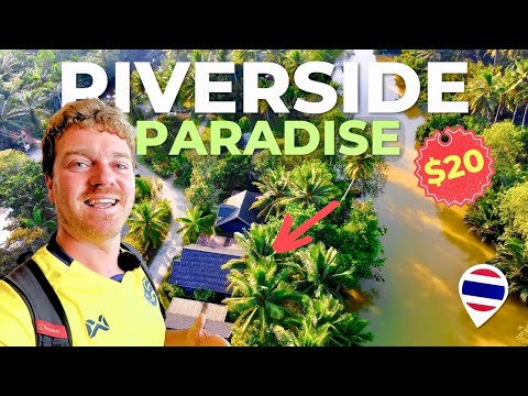 $20 Riverside Jungle Villa PARADISE In CHUMPHON Thailand 🇹🇭