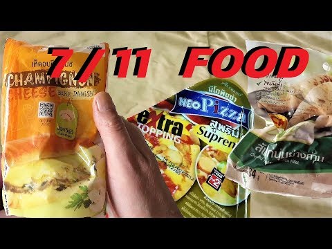 7/11 Thailand food review: Chicken breasts –  Champignon cheese bake – Pizza supreme slide