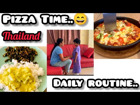 Pizza Time & Daily Routine… #nikkusamayal #thailand #nikkuvlog