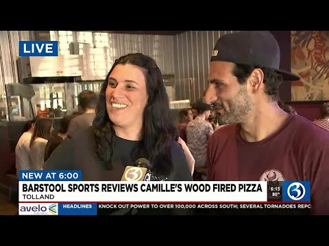 VIDEO: Barstool Sports reviews Camille's Wood Fired Pizza in Tolland