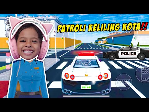 ALUNA JADI POLISI PATROLI KETEMU MAHLUK ANEH DI SAKURA SCHOOL SIMULATOR‼️😱