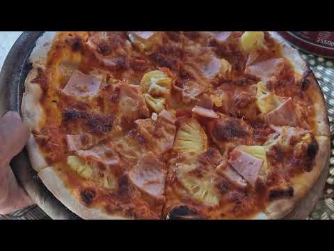 Homemade Pizza at Huaytalang,Isan,Thailand