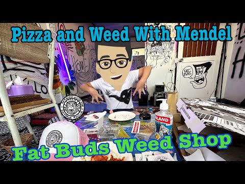 Pizza and Green in Bangkok with Mendel | High Thailand | Fat Buds Weed Cannabis Dispensary 2022