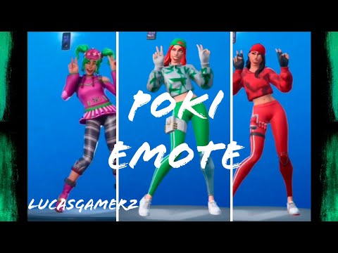 Fortnite Poki Emote (Zoey, Ruby, and Chance)