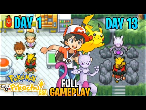 Day 1 To Champion🏆 Pokémon Let's Go Pikachu GBA | Full Walkthrough