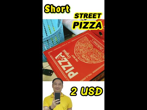SHORT Street Pizza Foods Things Tasty Street food in Thailand Delicious