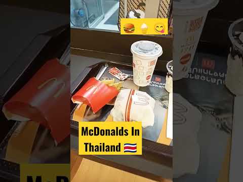 McDonalds In Thailand | For Lunch | Fast Food In Thailand 🍔