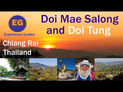 Doi Mae Salong and Doi Tung, Chiang Rai, Northern Thailand.