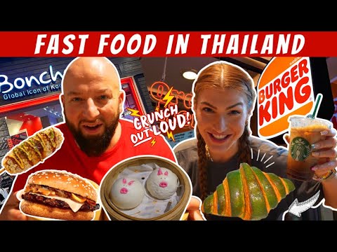 Wir testen FAST FOOD in THAILAND 😍😍 mit @MrsSuperSophia