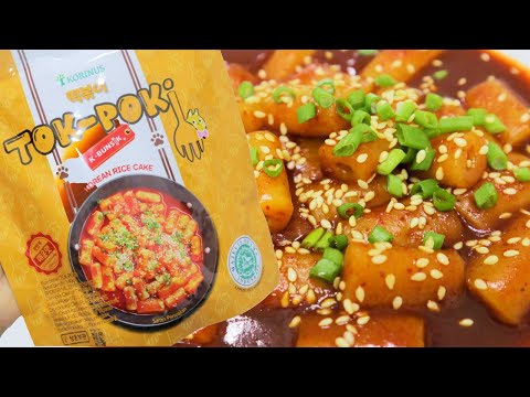 REVIEW KORINUS TOK-POKI (TTEOKPOKKI) BABANG SIWON CHOI || KUE BERAS PEDAS