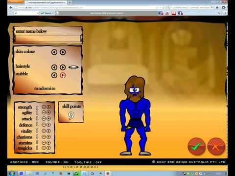 Swords and santos 2 flash game Y8 bemutat