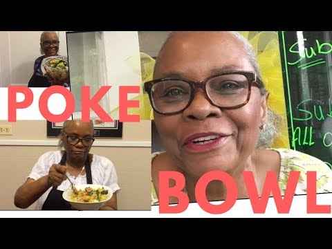 POKE SHRIMP & CRAB MEAT BOWL * HOW TO MAKE A SUSHI POKE  BOWL