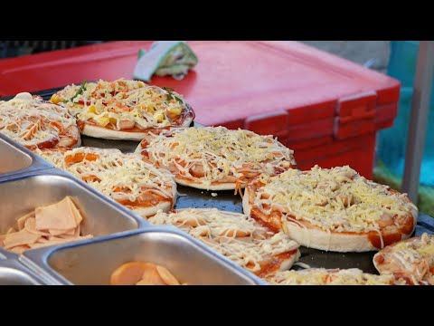 pizza skills of street food  l Thailand street food