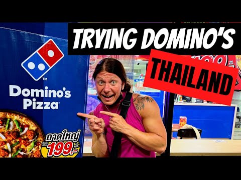 What Domino’s Pizza tastes like in Thailand…???