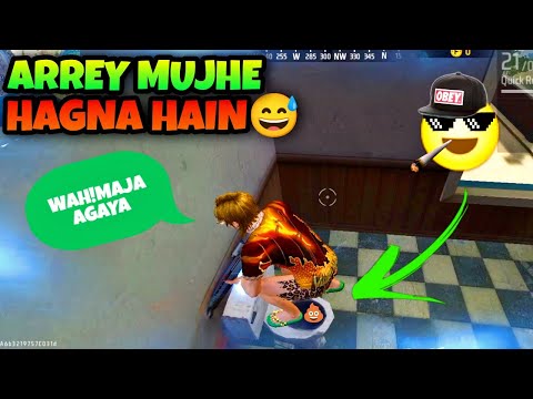 Mujhe Aya Poti 💩Free Fire Funny #shorts Video 🤣 | Wait For The Last Moment 🔥 | #youtubeshorts #short