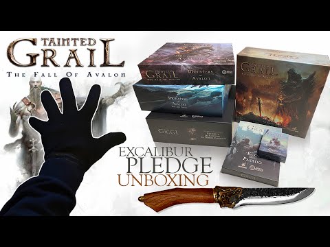 Tainted Grail Excalibur Pledge Unboxing (Aesthetic) No voice – No sundrop – ASMR relaxing unboxing