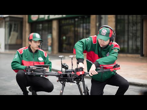 Experience the first drone pizza delivery in Thailand!  – The Pizza Company