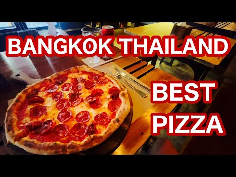 BANGKOK THAILAND’s BEST PIZZA, Vesuvio Pizza. Thailand Travel, Bangkok Thailand Food Series