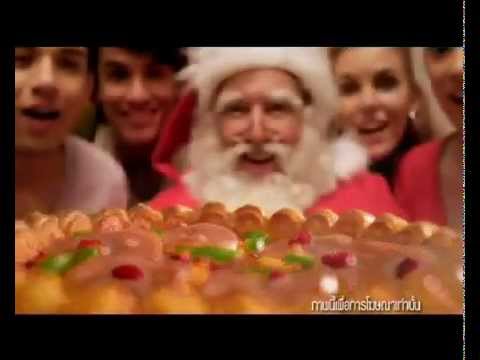 Mick Savage as Santa in  Pizza Company's TV Advert Thailand