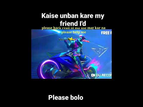 free fire I'd unban kaise kare || how to unban free fire I'd || #free fire #youtube #short #shorts