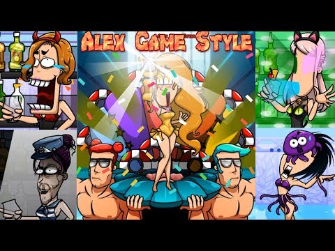 Bartender Perfect Mix Y8 – All 11 Endings Game, Swimming Pool, All Reactions (Crazy Game)