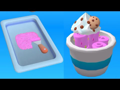 Ice Cream Roll – All Levels 1-20 Gameplay Android, iOS