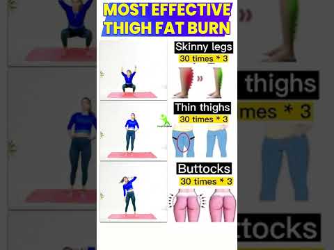 Simple Exercises To Lose Thigh Fat Fast at Home | जाँघ और पैर की चर्बी कम करें -Easy Thigh Workout