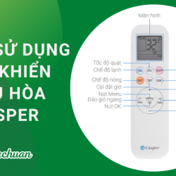 Cách Sử Dụng Điều Khiển Điều Hòa Casper “Đơn Giản”