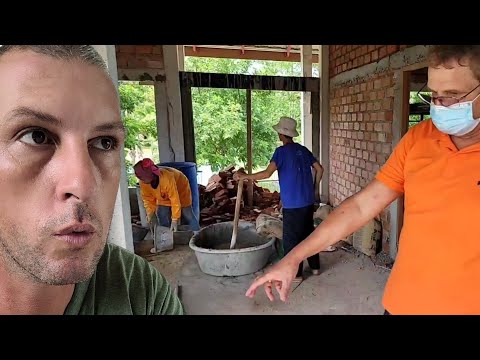 In nur 8 Tagen fast alles fertig gemauert – Hausbau in Thailand