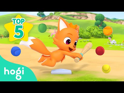 Learn Colors with Baseball, Pop It + Bubbles | Colors for Kids | Hogi Colors | Hogi Pinkfong Colors