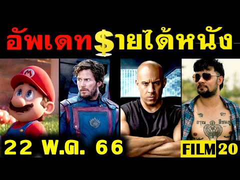 อัพเดทรายได้หนัง Fast X – Guardians of the Galaxy – Super Mario – เซียนหรั่ง อื่นๆ ณ 22 พ.ค. 66