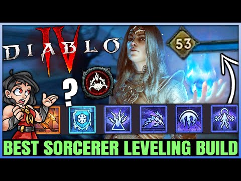 Diablo 4 – Best Highest Damage Sorcerer Leveling Build – 1-50 FAST & EASY – Full Skills Guide!