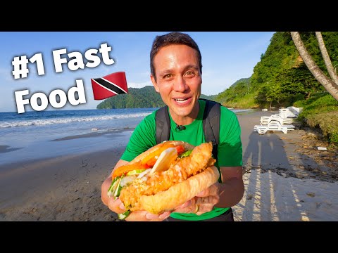 Bake and Shark!! #1 FAST FOOD in Trinidad and Tobago – Maracas Bay!!