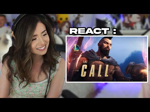 Pokimane reacts to "The Call | Season 2022 Cinematic – League of Legends"