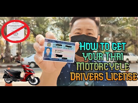 How to get a THAI MOTORCYCLE LICENSE in Chiang Mai (FAST & EASY)