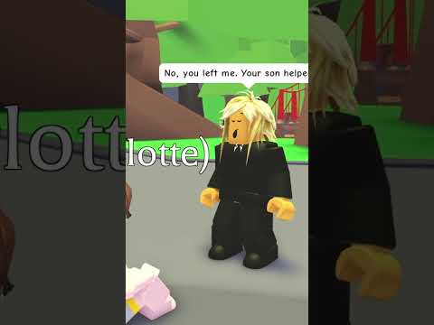 She Ignored the HOMELESS Person Until… #roblox