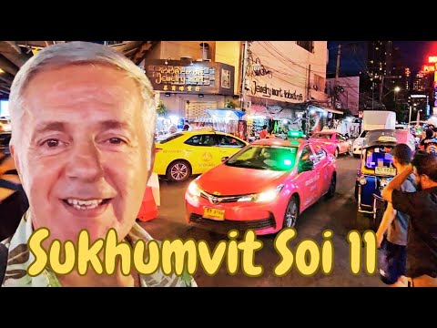 BANGKOK Sukhumvit Soi 11 am Samstag Abend – Reisen nach Thailand 2023