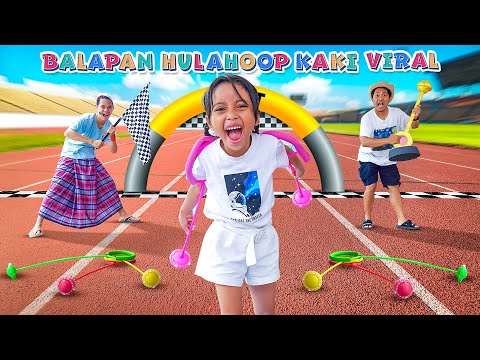 LEIKA CHALLENGE BALAPAN HULA HOOP KAKI MALAH KENA SYNDROM 😱 DRAMA PARODI SYNDROM LATTO LATTO VIRAL