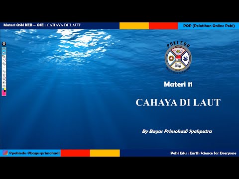 [OS11] Cahaya Di Laut | Materi Ringkas Oseanografi OSN/KSN Kebumian Geografi SMA