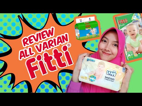 POPOK FITTI REVIEW ALL VARIAN | Battle Daya Serap Popok Fitti Kemasan Baru vs Kemasan Lama