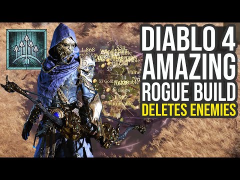 Diablo 4 Rogue Build Destroys Enemies Insanely Fast (Diablo 4 Rogue Build Bow)