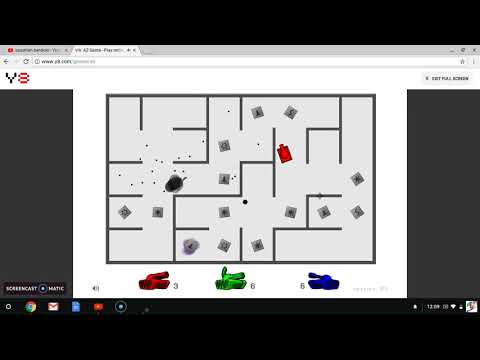 Tank Battle (Y8 game play)