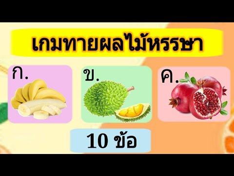 เกม ทายผลไม้หรรษา | เกมสร้างสรรค์สำหรับเด็กและเยวาชน | WAWA kids art