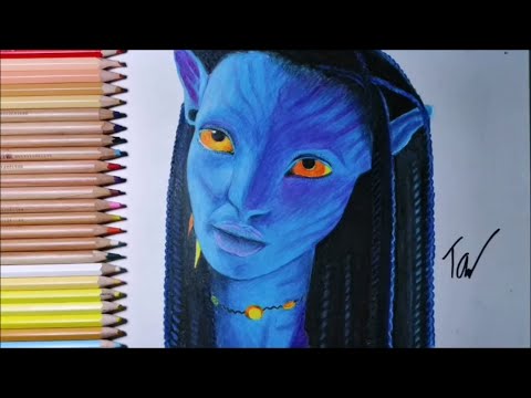 วาดรูปอวตาร 2 How To Draw Avatar #วาดการ์ตูน