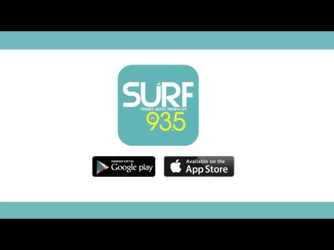 SURF 93.5 FM.