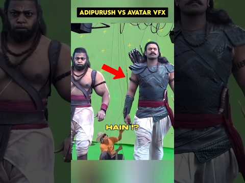 🤯 ADIPURUSH vs Avatar VFX Which Indian Movie has Most No. of VFX shots !? #adipurush #vfx #prabhas