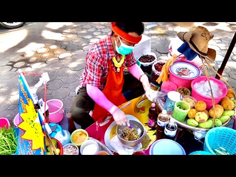 GREEN PAPAYA SALAD Ninja cowboy  Fast Speed Cooking Som Tum – Thai Street Food