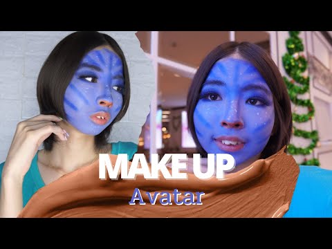 แต่งหน้าเป็น อวตาร Avatar พร้อมออกไปข้างนอก Vlog Avatar Makeup CC ENG I herb krittamed