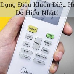 Cách Sử Dụng Điều Khiển Điều Hòa Midea Dễ Hiểu Nhất!